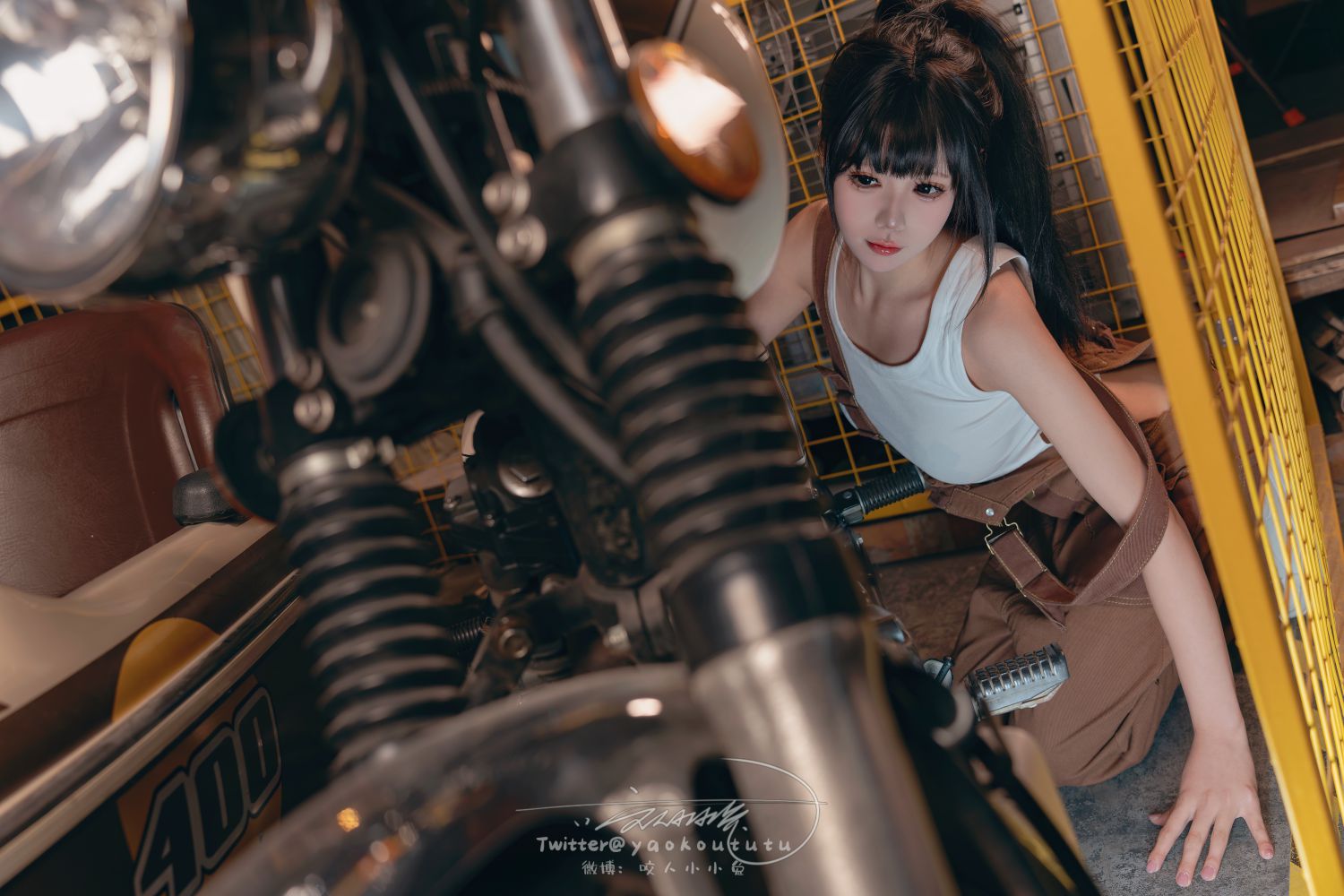 图片[5]-咬一口兔娘 机车修理工-COS世界