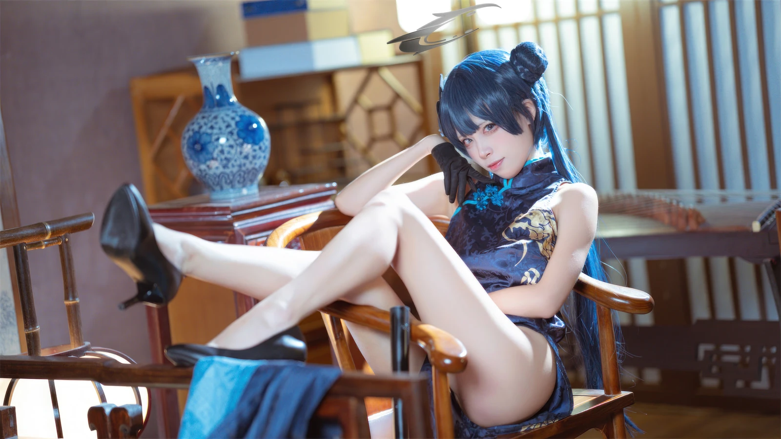 图片[3]-三無人型 妃咲旗袍-COS世界