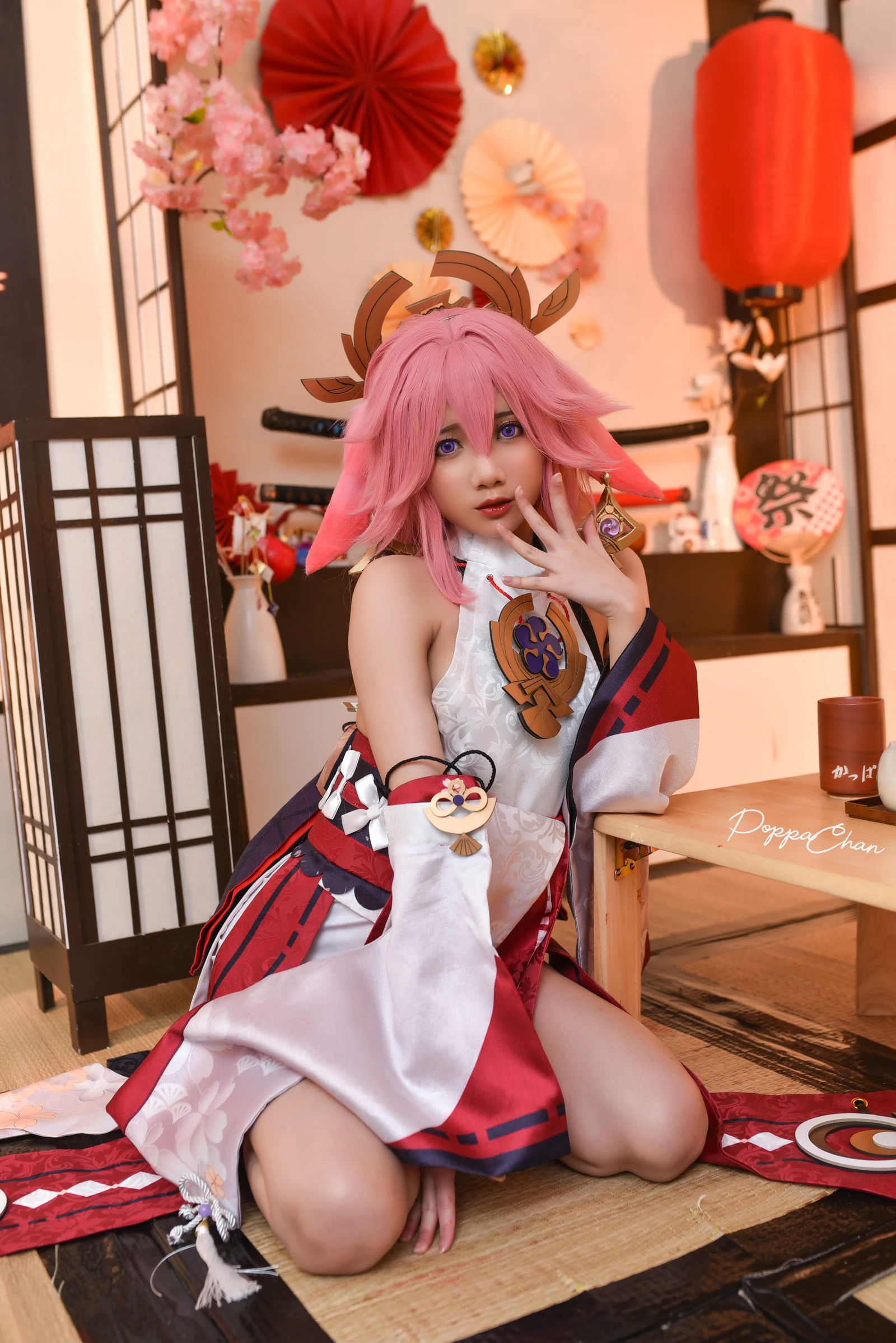 图片[2]-PoppaChan Yae Miko Genshin Impact-COS世界