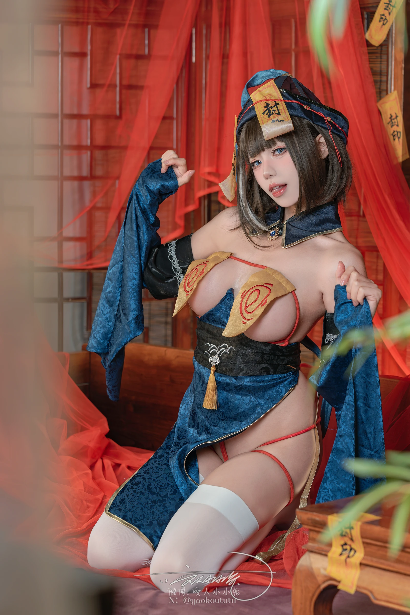 图片[4]-咬一口兔娘 华甲僵尸夜-COS世界