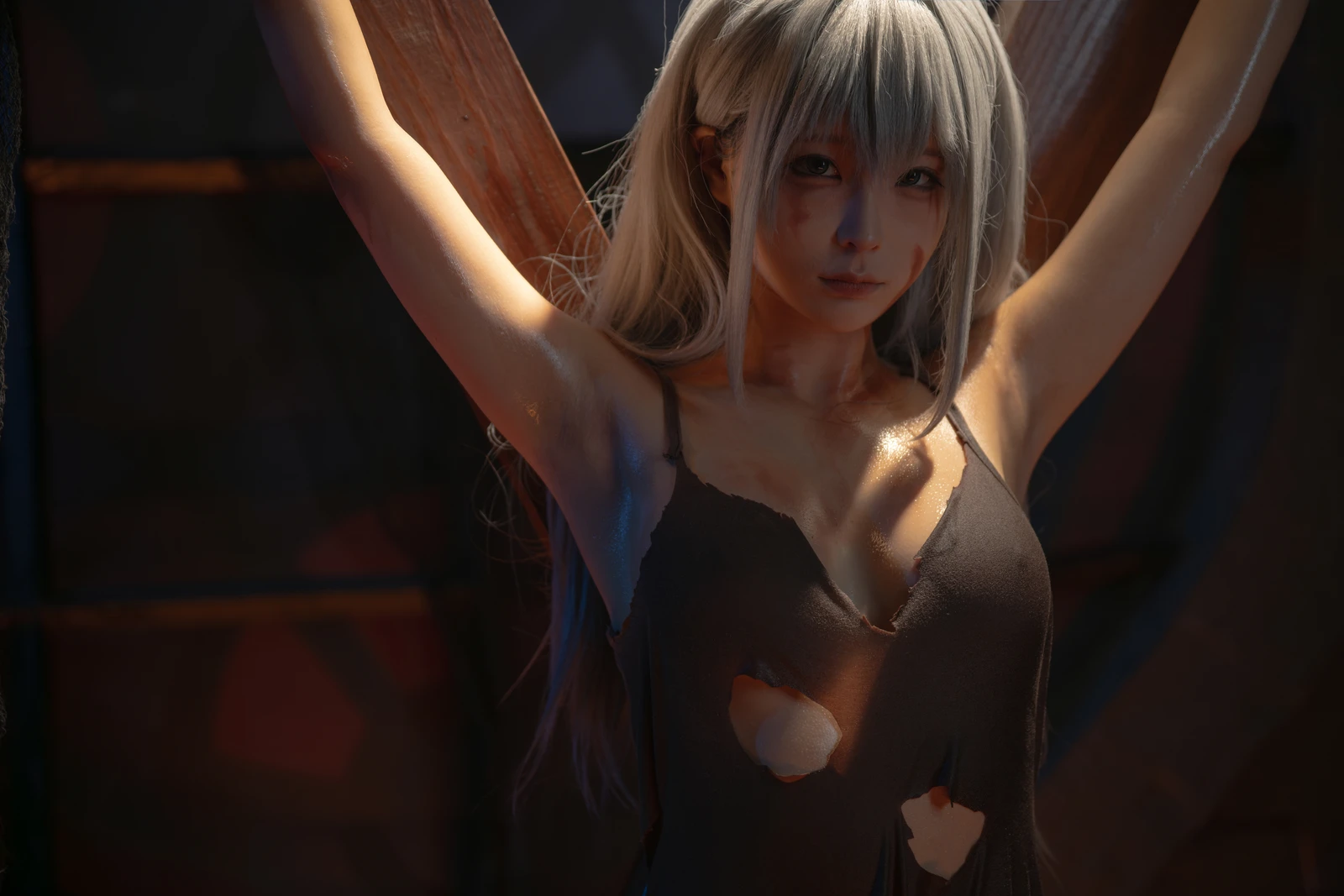 图片[3]-蠢沫沫 奴隶少女希尔薇-COS世界