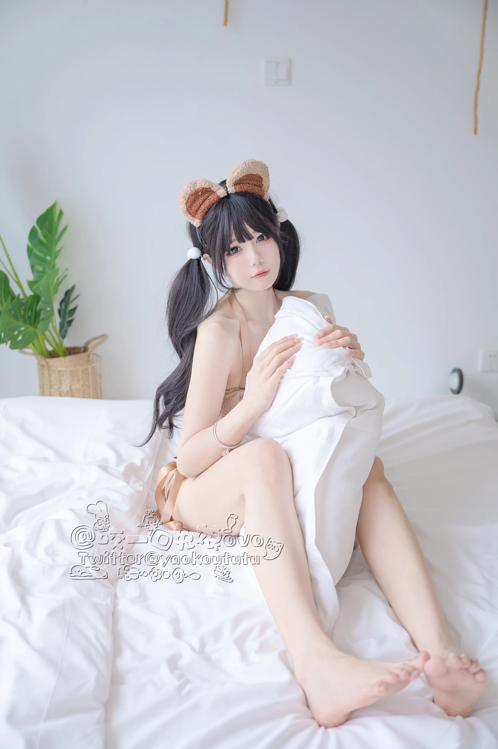 咬一口兔娘 小熊睡衣-COS世界