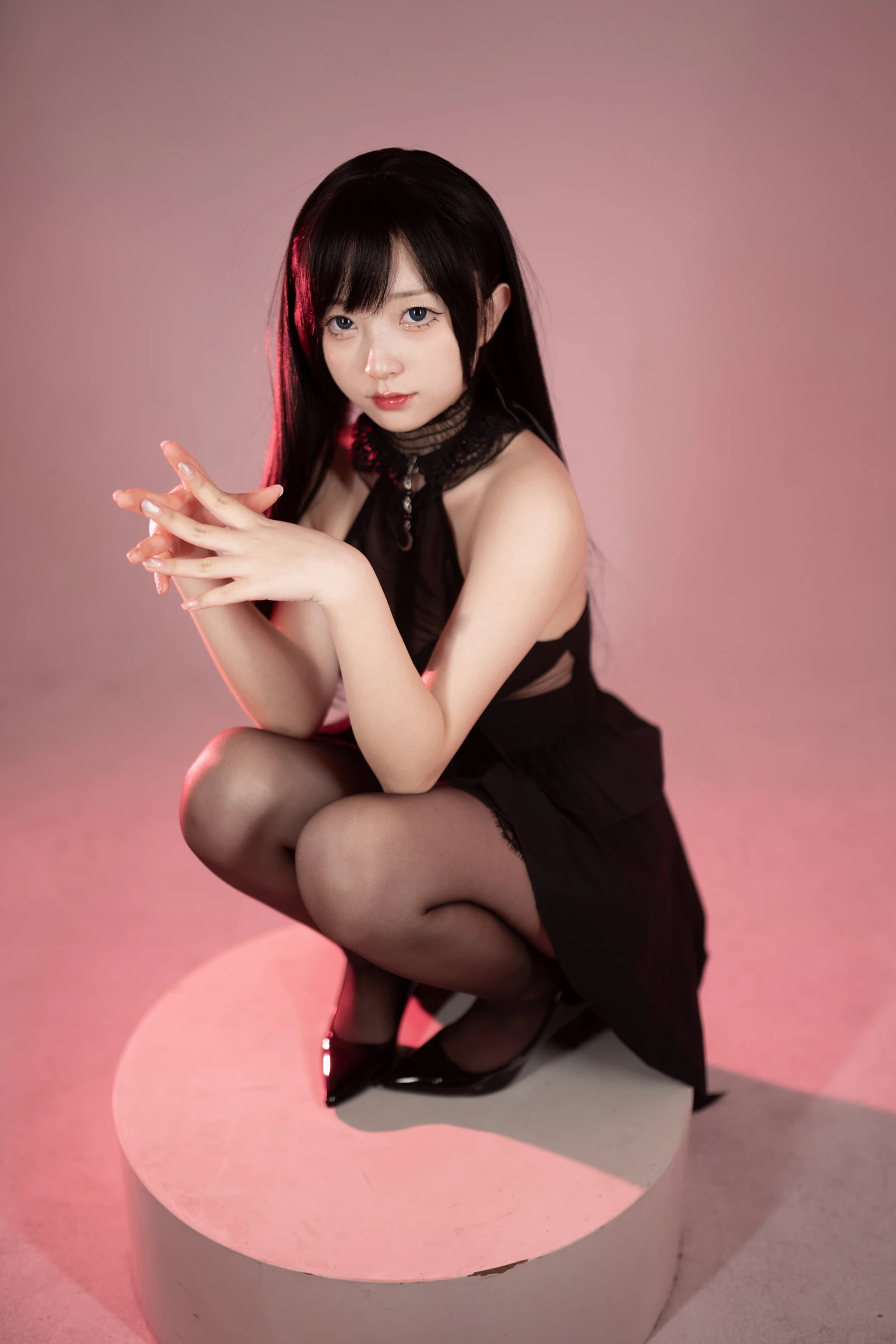 花铃 黑丝燕尾礼服-COS世界