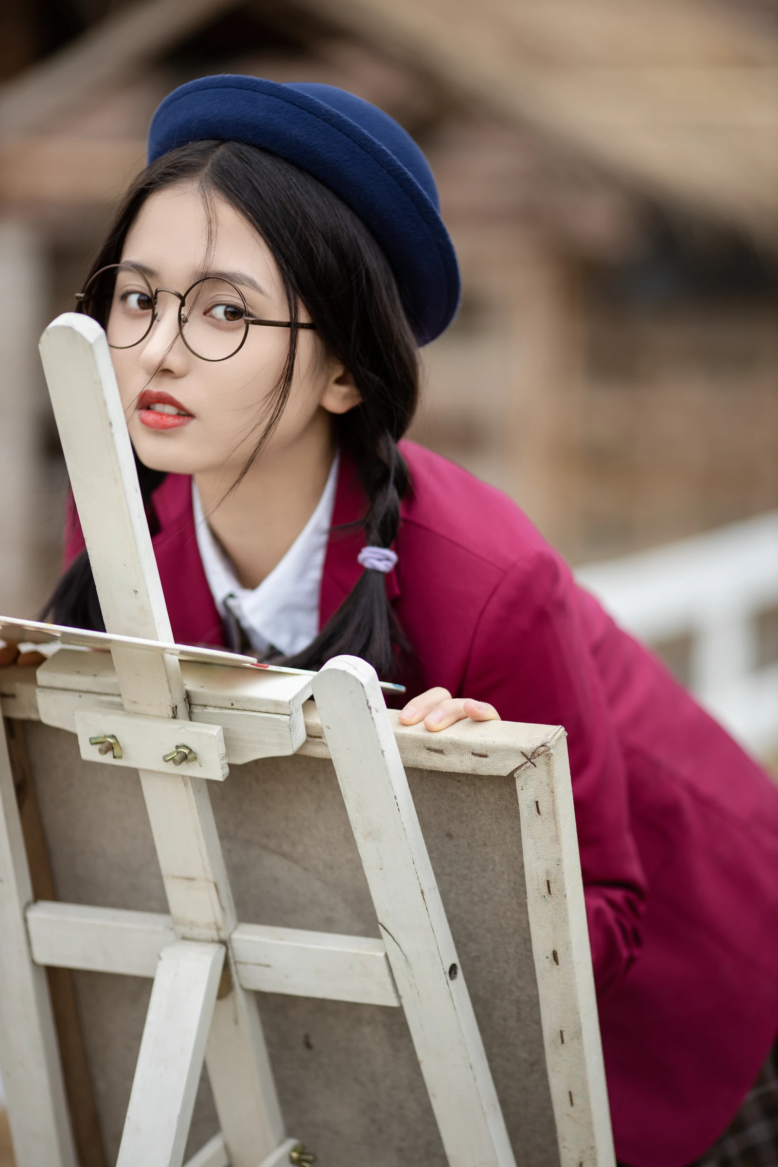 图片[5]-画画的女孩 口可-COS世界