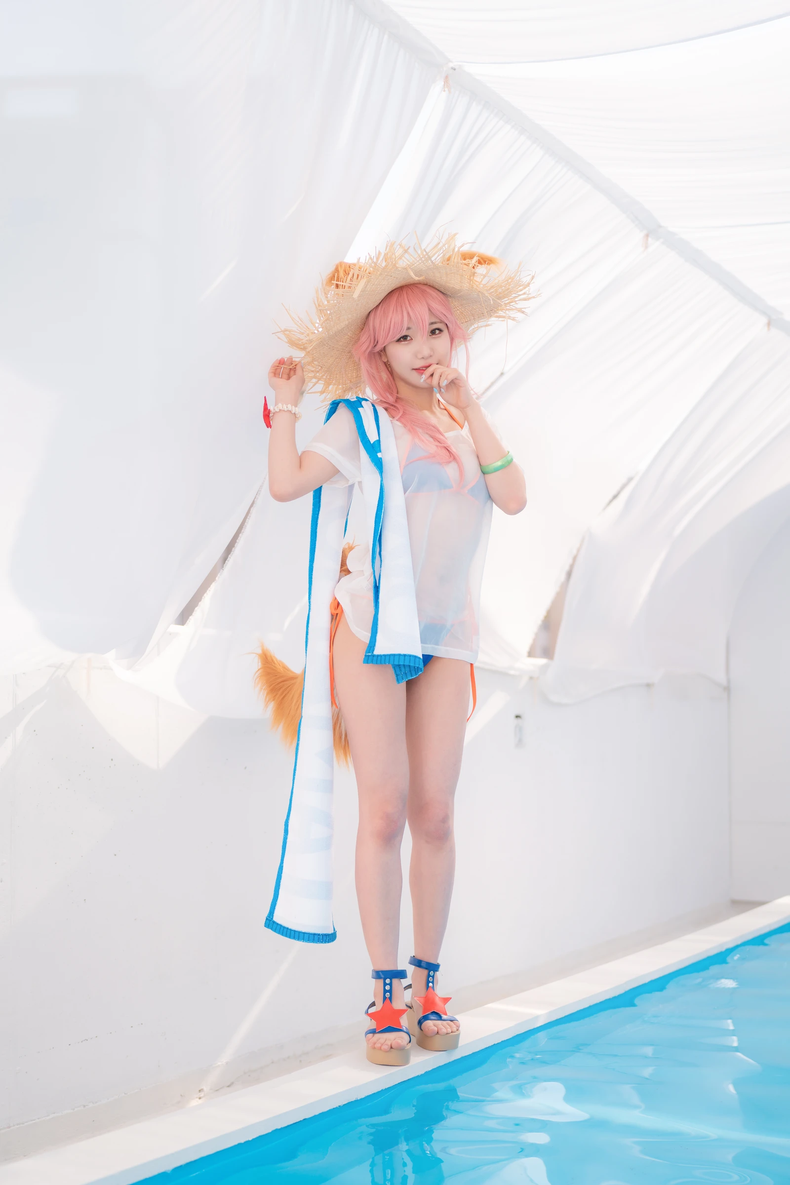 图片[3]-CreamSoda Sooflower Tamamo Summer-COS世界