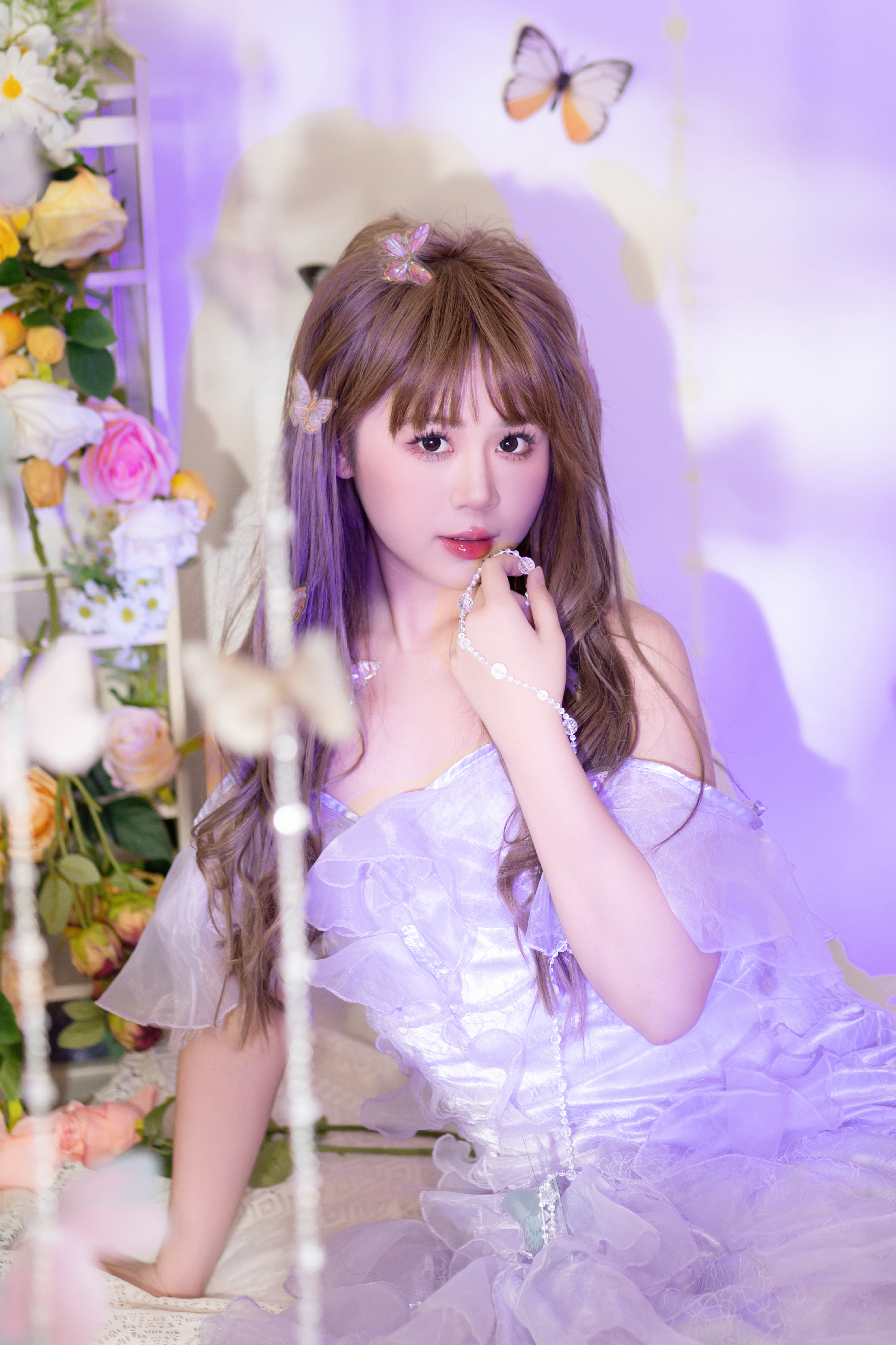 图片[4]-YITUYU艺图语 2024.04.07 紫色蝴蝶 泡芙小方-COS世界