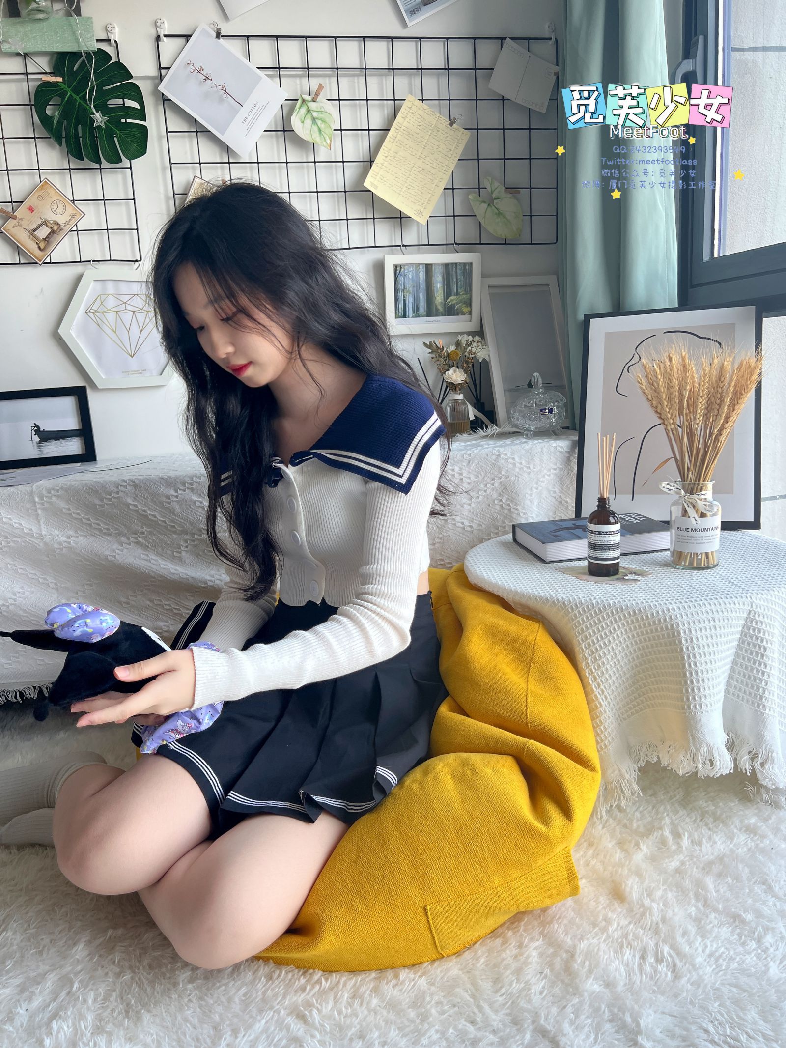 图片[3]-JK短裙美少女-COS世界