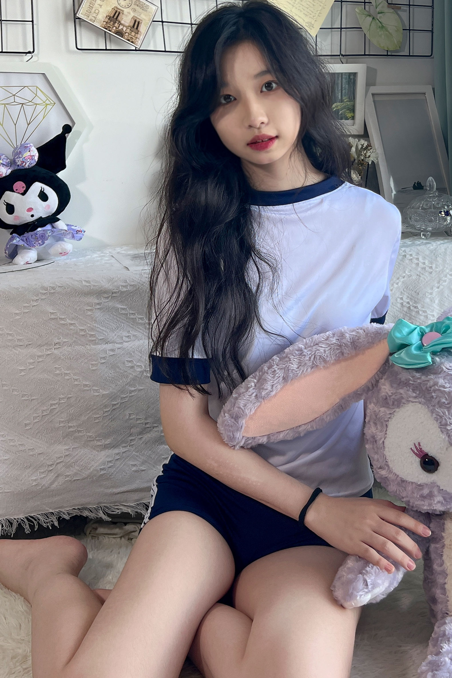 俏皮体操服美少女-COS世界